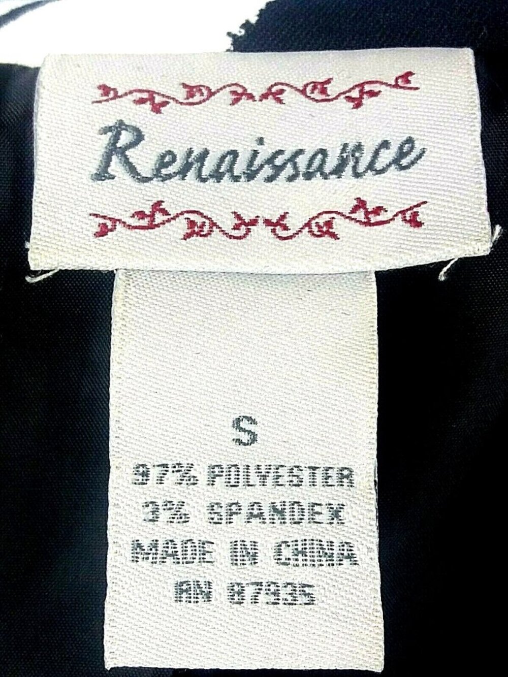 90s Renaissance Full Zip Shacket Small Jacket Abstract Splash Brush Multicolor - Picture 7 of 9